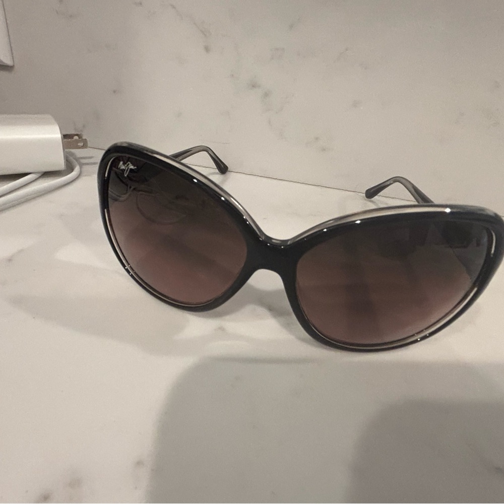 Maui Jim Black and Brown Sunglasses